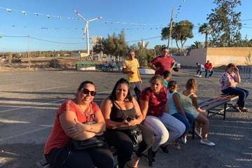 Animado concurso de repostería en el Caserío de Gando (Foto TA)